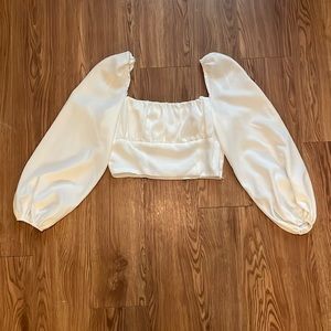 Princess Polly Ariah Long Sleeve Top White
